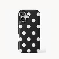 Luxury Y2K Polka Dot Phone Case for iPhone 17 16e 16 15 14 13 12 11 X XS XR XSMAX 7 8 Air Pro Max Plus Luxury Double-layer iPhone 11