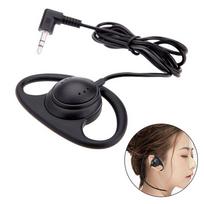 Single Sided D-Shaped Ear Loop Simultaneous Interpretation 3.5Mm Listen Only Earphone For Radio Tour Guide System 1pcs