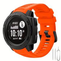 Išmanusis laikrodis Silikoninis dirželis Garmin Instinct,  Oranžinė