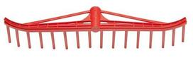 Flo Plastikinis grėblys 35789, 18 dantų, 590mm, PVC, be rankenos