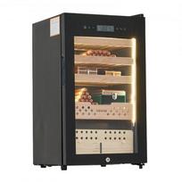 Cigarų humidorinė spintelė, 70L, 45x42x74.5 cm, ispaninio kedro mediena