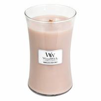 WoodWick Vanilla & Sea Salt Kvepianti žvakė 610ml kvepianti žvakė