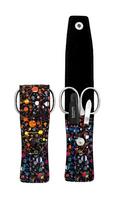 DuKaS Travel manicure set 3-piece black colorful PL 872 kūno priežiūra