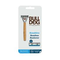 Bulldog Bamboo Sensitiv e shaver + 2 spare heads skutimosi priemonė