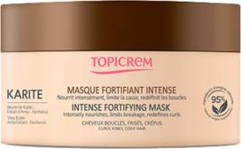 Topicrem Nourishing and strengthening mask for curly and frizzy hair Karite (Intense Fortifying Mask) 250 ml 250ml dermatologinė kaukė garbanotiems plaukams