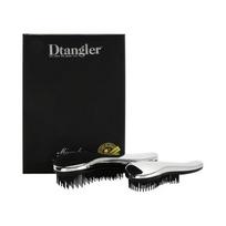 Dtangler gift set of miraculous silver hair brushes Plaukų šepetys plaukų šepetys besiveliantiems plaukams