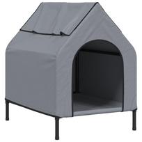 Dog House Light Gray Oxford Fabric and Steel