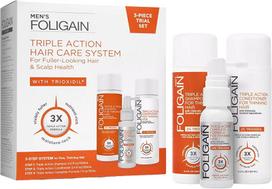 Foligain Triple Action Men's Hair Loss Travel Set plaukų šampūnas