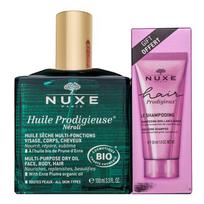 Nuxe Huile Prodigieuse Organic Oil 100ml/Shampoo 30ml kūnui