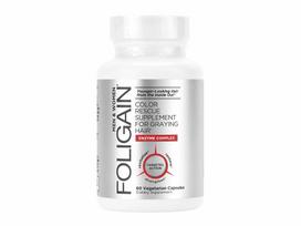 Foligain Color Rescue Supplement For Graying Hair against graying hair 60 tablets. plaukų šukavimo įrankis