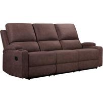 Sofa-reglaineris Notio Living Dallas, tamsiai ruda
