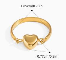 Minimalist Mini Heart Ring Stainless Steel Wholesale Jewelry