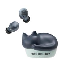 Radius True Wireless NEKO tikrai belaidės Bluetooth visiškai atskiri kairysis ir dešinysis mielos TWS HP-C28BT ausinės ausinės, suderinamos, belaidės, ausinukai, juoda
