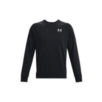 Under Armour Rival Sweatshirts Men's Black Crew Neck Moderate Regular 1359029-001 L