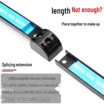 24  Sieninis magnetinis įrankių laikiklis juosta automobilių remontui ir sandėliavimui Black Connector Set (Two Pieces)