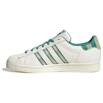 Adidas Originals Superstar Shoes 'Cream White Green Gold' Sneakers IE2931 42⅔
