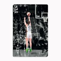 Caitlin Clark Krepšininkė Retro Metalinis Plakatas Iškaba Klubo Muralas Sienų Menas Plaketas Skardinis Kambario Dekoravimas Namų Dekoras 20x30cm（7.8x11.8inch）