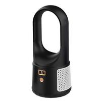Black Spade A Bladeless Desk Tower Fan juoda