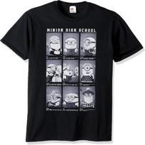 Despicable Me Men's Minion High School Yearbook Funny Graphic Tee S juoda