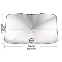Automobilio priekinio stiklo skėtis, nuo saulės apsauga, priekinė apsauga, skirtas Volvo XC40 XC60 XC70 XC90 V40 V60 V90 S60 S90 C40 C70 Automobilio aksesuaras white