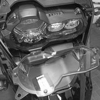 Priekinio žibinto stiklo dangtelis BMW R1200GS/R1250GS LC ADV motociklams