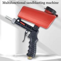 Pneumatic Sandblasting Driven By For Removal, Hand In Hand With Handheld Sandblasting Tool One Size raudona