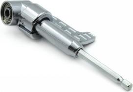 Geko kampinis adapteris gręžtuvui G15018, 130mm, 1/4", 1200rpm, 12Nm, 105°, nerūdijantis plienas