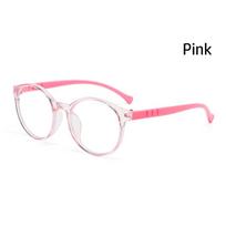 Children UV400 Transparent Blue Light Blocking Glasse Computer Glasses Kids Eyewear Clear Lens violetinė
