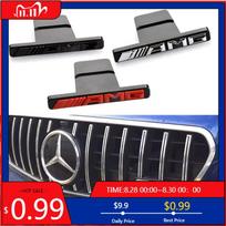 GLC GLB 3D AMG Logotipo Emblema Automobilio Priekinės Grotelės Ženklelis Automobilio Stilius Mercedes Benz W124 W168 W169 W176 W177 W202 W203 W204 W205 W2