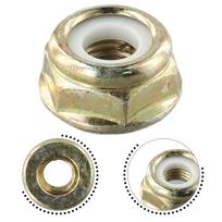 M10x1.25 Kairinio sriegio ašmenų veržlė žoliapjovei, krūmapjovei, pavarų dėžei 22 x 11 mm