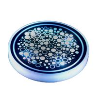 USB Chargeable LED Cup Mat Auto Coasters with 7 Colorful Lights for Creating Unique Car Atmosphere Personalizing Ride