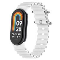 Ocean Silicone Band for Xiaomi Mi Band 10/9/8 Strap NFC Smart Watch Wristband Accessories mi band 10 Sports Replacement Bracelet For xiaomi band 8 balta