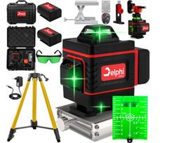 Linijinis lazerinis nivelyras BOXER LaserPro su Trikoju, 4D, 16 eilučių, 25 m, 2 akumuliatoriai, profesional edition