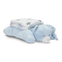 Kūdikių antklodė Lorelli Poffy Duo Blue, 90x75 cm