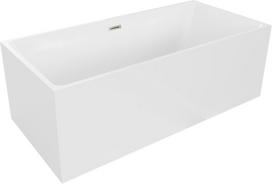 Mexen Nita laisvai pastatoma vonia 170 x 80 cm, balta, šepetys nikelis - 52091708000-97, 170 x 80 cm