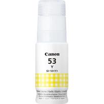 Kasetė rašaliniams spausdintuvams OEM rašalas Canon GI-53Y, Geltonas