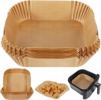 Oro gruzdintuvės kepimo popierius 20 cm, 100 vnt., rudas