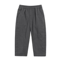 LUSON Baby Boy Cotton Cargo Pants 120 tamsiai pilka spalva