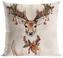 Markizeta kalėdinis dekoratyvinės pagalvėlės užvalkalas Vintage Deer