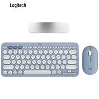 Logitech PEBBLE 2 COMBO Silent Wireless Bluetooth Keyboard & Mouse Combo mėlyna