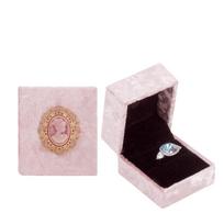 Vintage Velvet Jewelry Box Pink Necklace Bracelet Case  Ring/necklace/bracelet Storage Ring Box