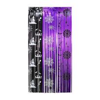 Spider Web Halloween Tinsel Curtain Sparkling Scary Background Wall Tassel  Photo Background 1x2M