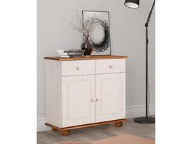 Komoda Notio Living Mette, balta/ruda
