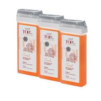 Depiliacinis vaškas Italwax TopFormula Coral, 100ml x3