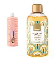 Avon vonios putų rinkinys Romantic l`amour ir Delightful Vanilla