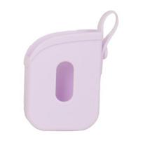 Yousheng Silicone Case Hand Sanitizer Spray Bottle Protector Shockproof Impact Resistant Protective Case with Keychain violetinė