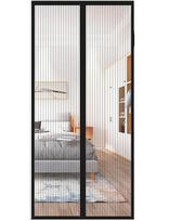 Meet Beauty magnetinis tinklelis nuo uodų durims 90x240 cm juodas