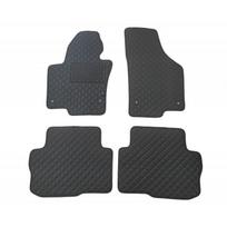 Kilimėliai QuiltyMats  SKODA SUPERB 2008-2015 (4 vnt.), Black-Black /11-14