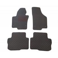 Kilimėliai QuiltyMats SKODA SUPERB 2008-2015 (4 vnt.), Black-Red /16-14