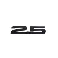 3D 2.5 for Car Fender Side trunk Nameplate Decal Emblem Badge Sticker black
